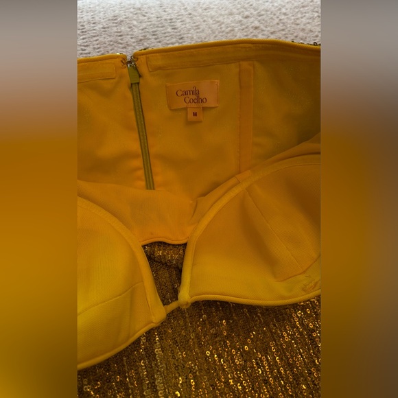 Camilo Coelho - Mackenzie Midi Dress in Limoncello - Picture 4 of 6